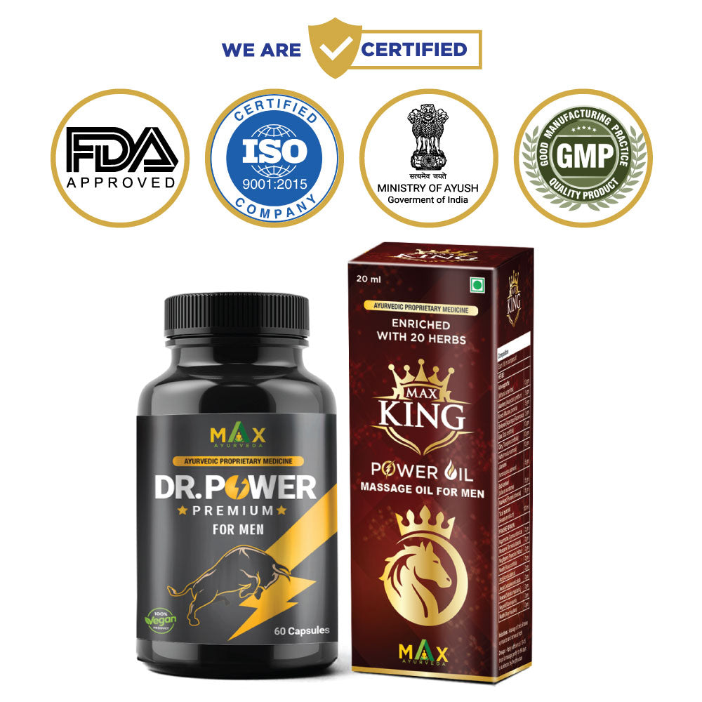 Dr Power & King power Oil - Combo for Stamina