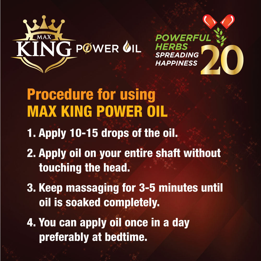 Max King Power Oil for Penis Enlargement