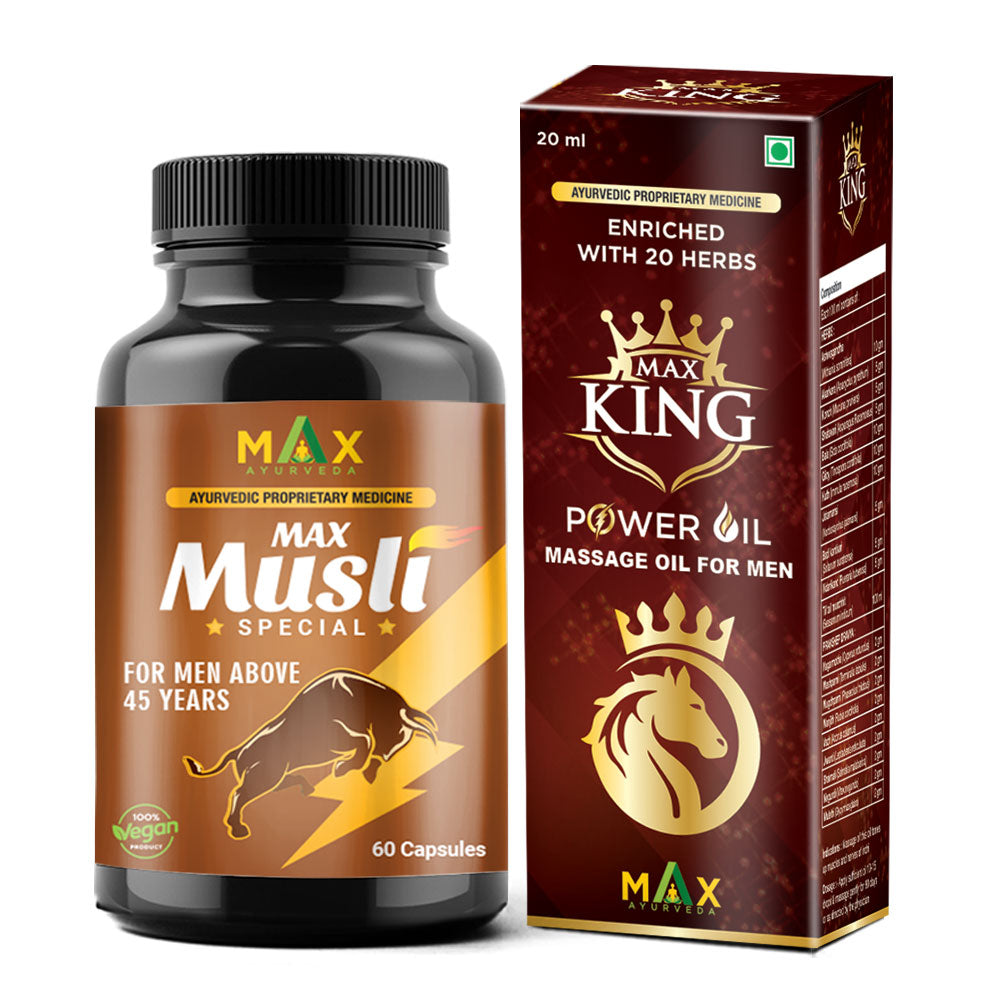 Max Musli Special ( for 45+ Men ) Combo for Stamina