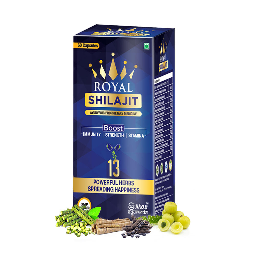 Royal Shilajit with Gold Bhasam and Kesar Combo for Power